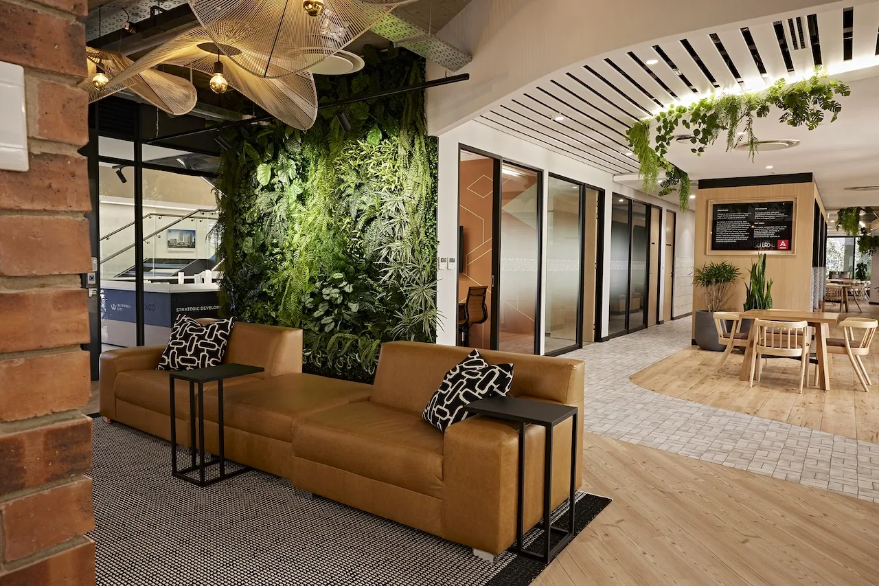 Attacq interior designed by Design Partnership.