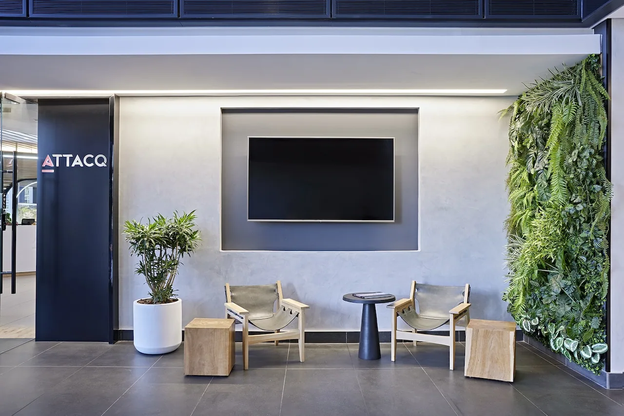Attacq interior designed by Design Partnership.