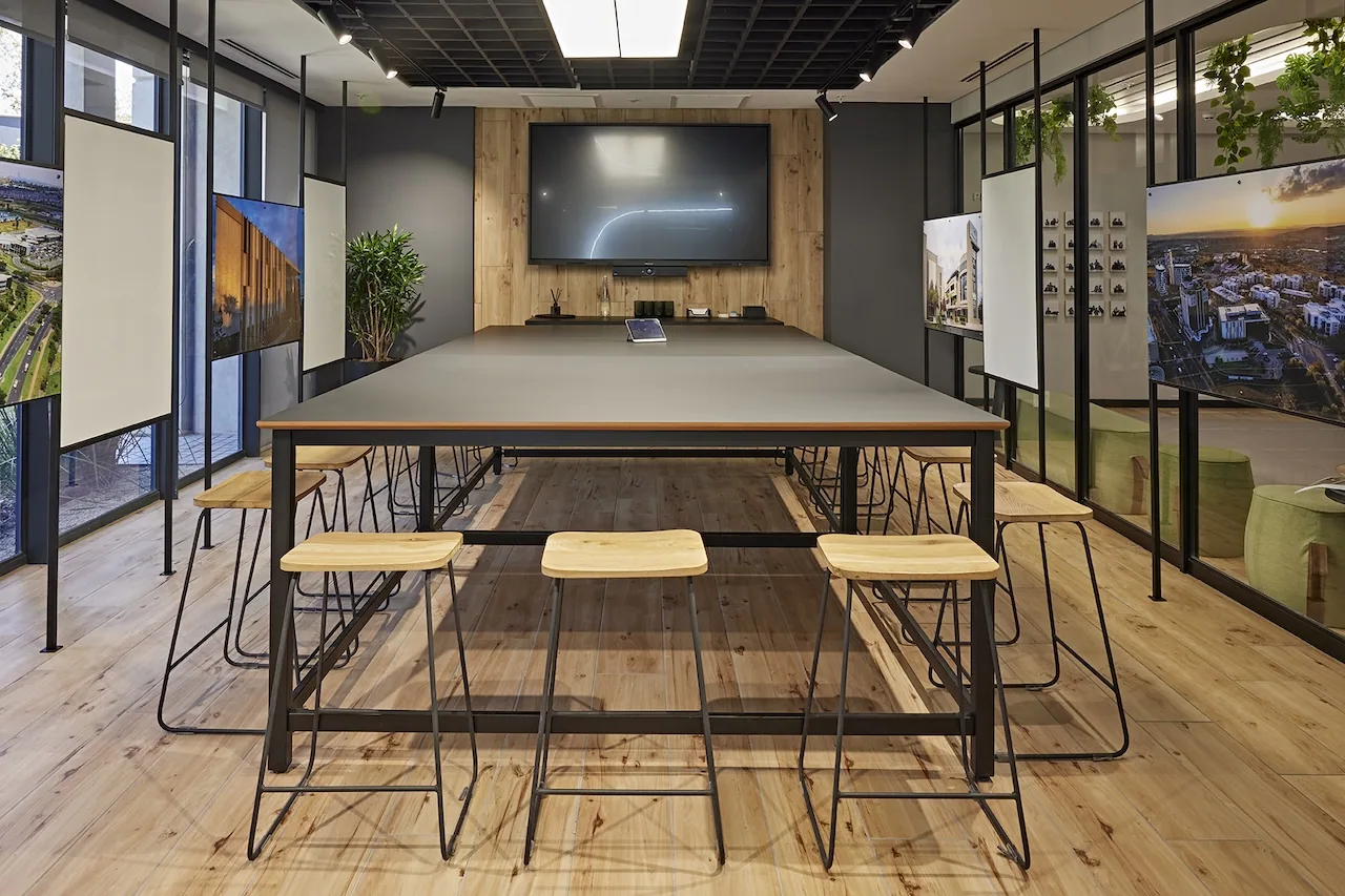 Attacq interior designed by Design Partnership.