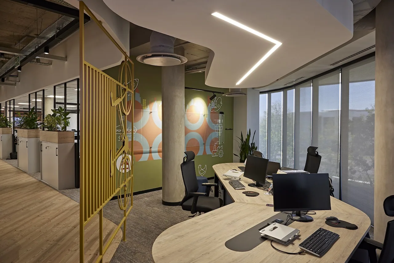 Attacq interior designed by Design Partnership.