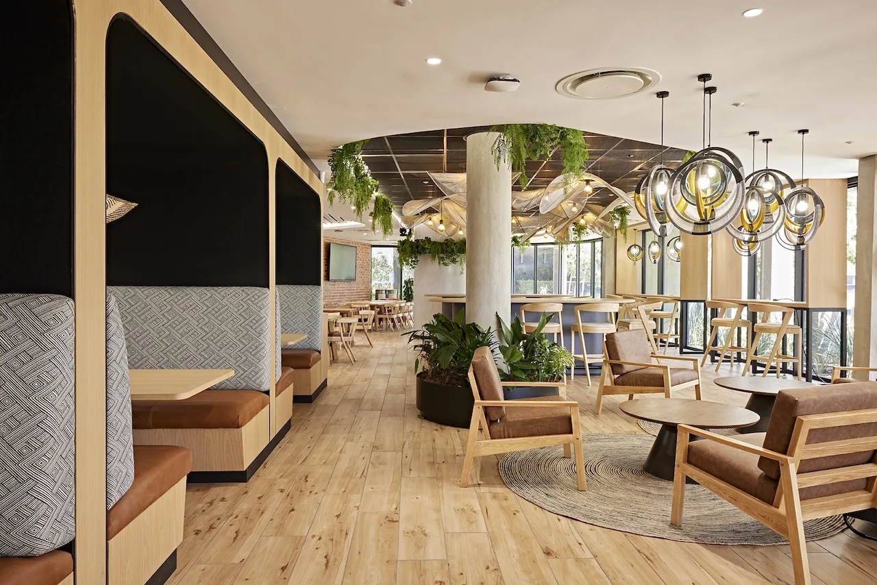 Attacq interior designed by Design Partnership.