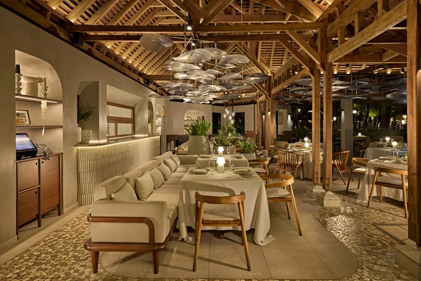 Blue Marlin interior designed by Design Partnership.