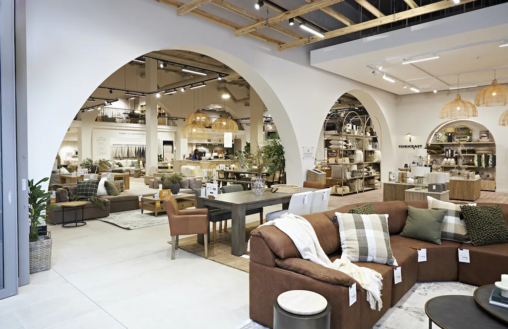Coricraft - Design Quarter interior designed by Design Partnership.