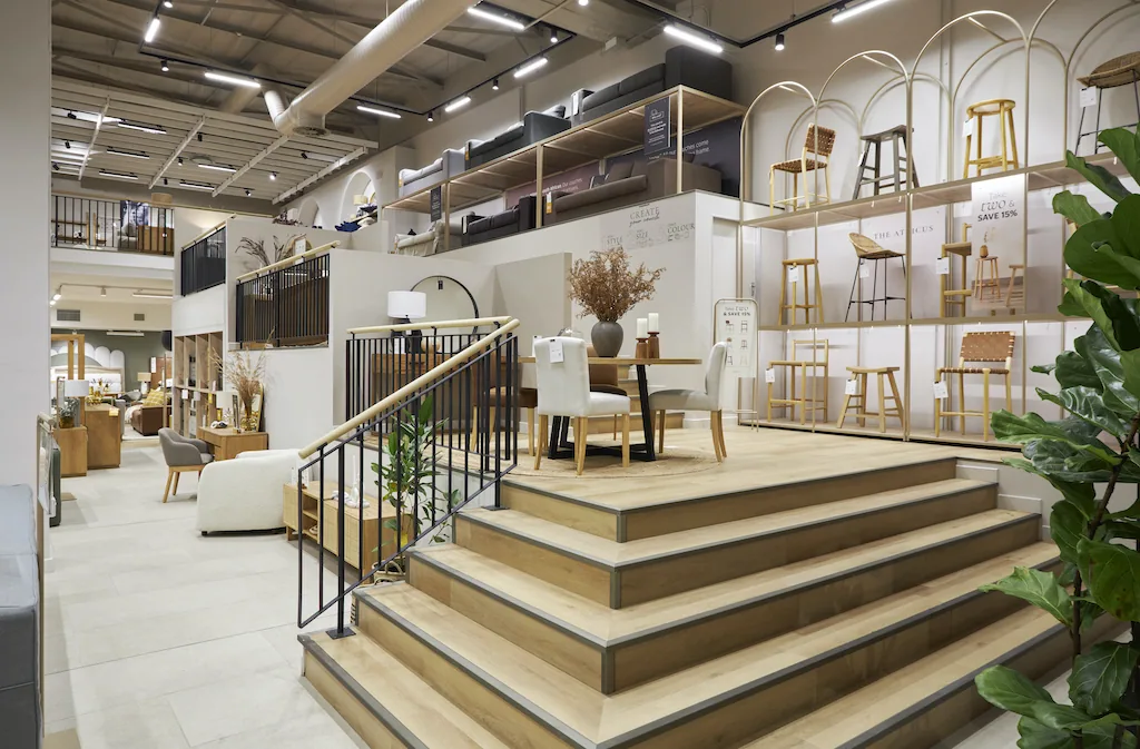 Coricraft - Design Quarter interior designed by Design Partnership.