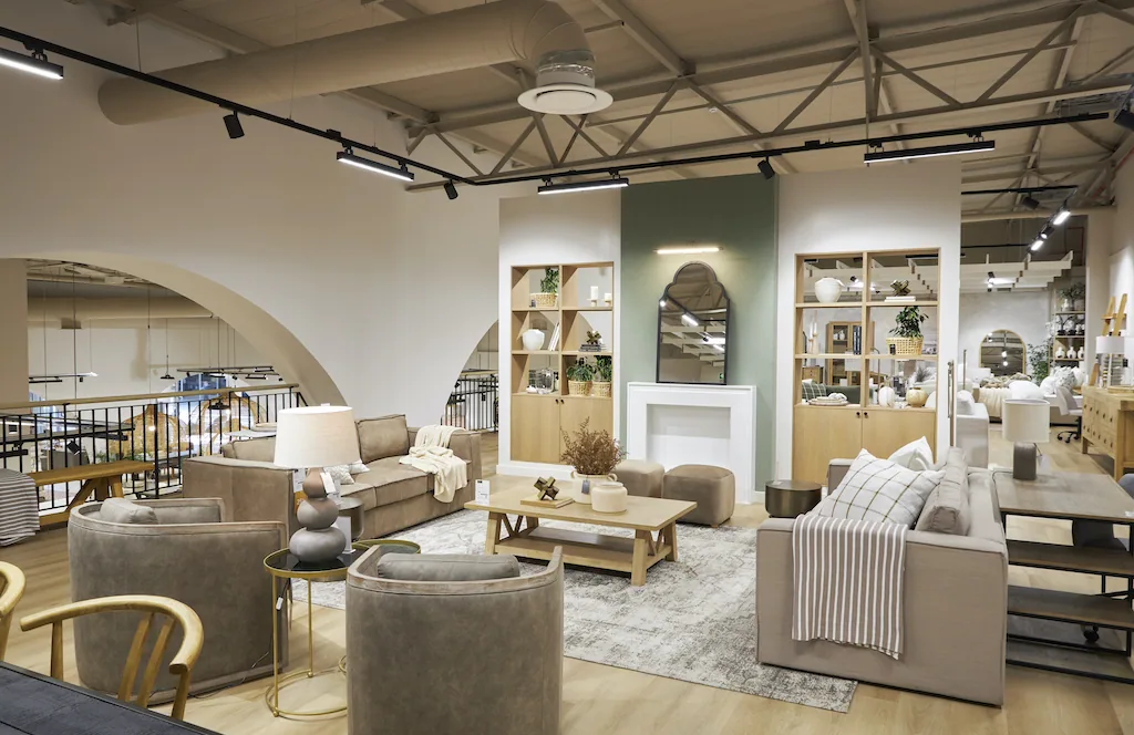 Coricraft - Design Quarter interior designed by Design Partnership.