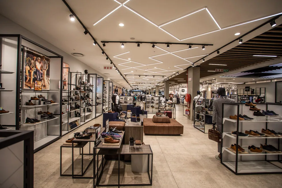 Edgars Fourways Mall interior designed by Design Partnership.