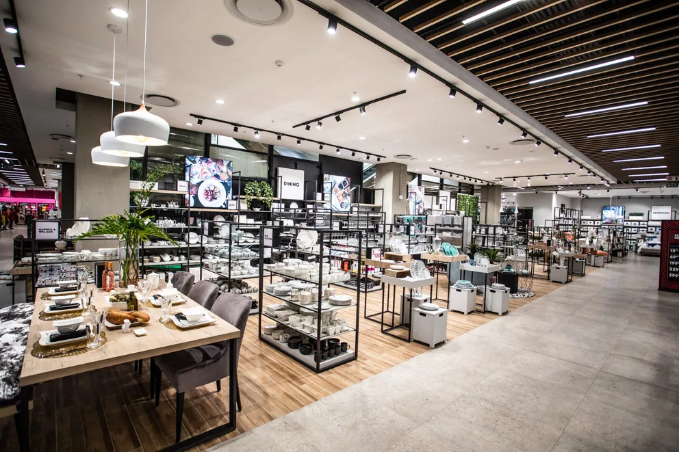 Edgars Fourways Mall interior designed by Design Partnership.