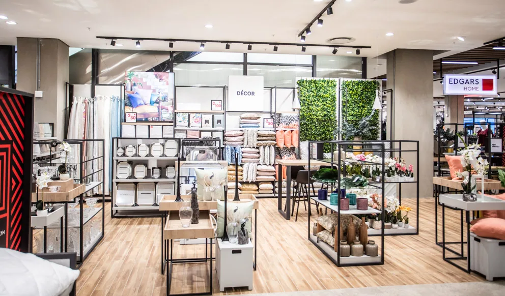 Edgars Fourways Mall interior designed by Design Partnership.