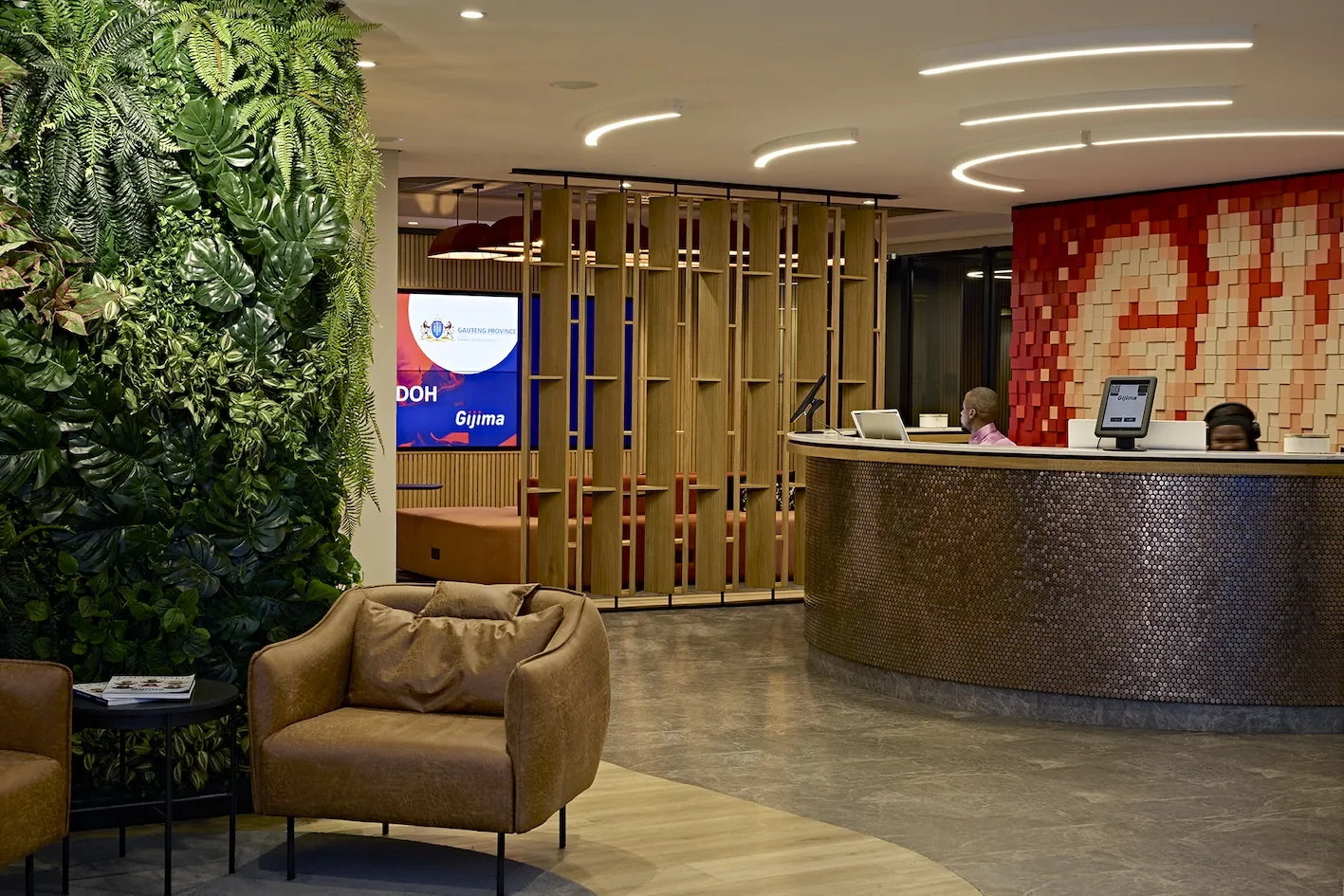 Gijima Technologies Offices interior designed by Design Partnership.