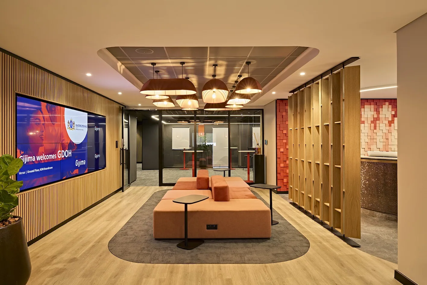 Gijima Technologies Offices interior designed by Design Partnership.