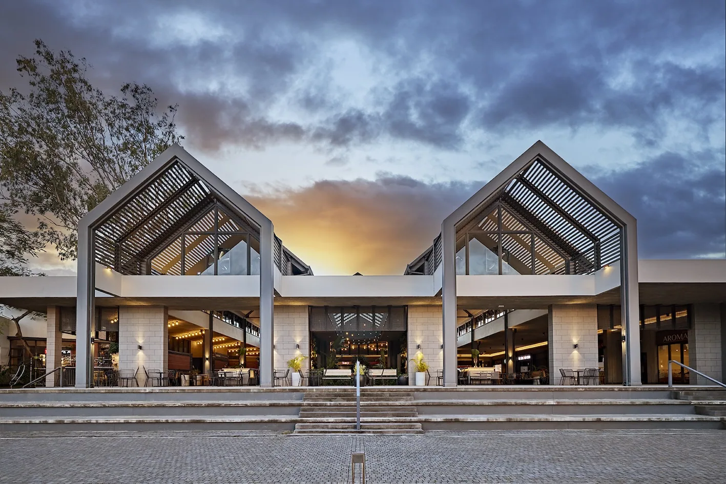 Mahogany Mall interior designed by Design Partnership.