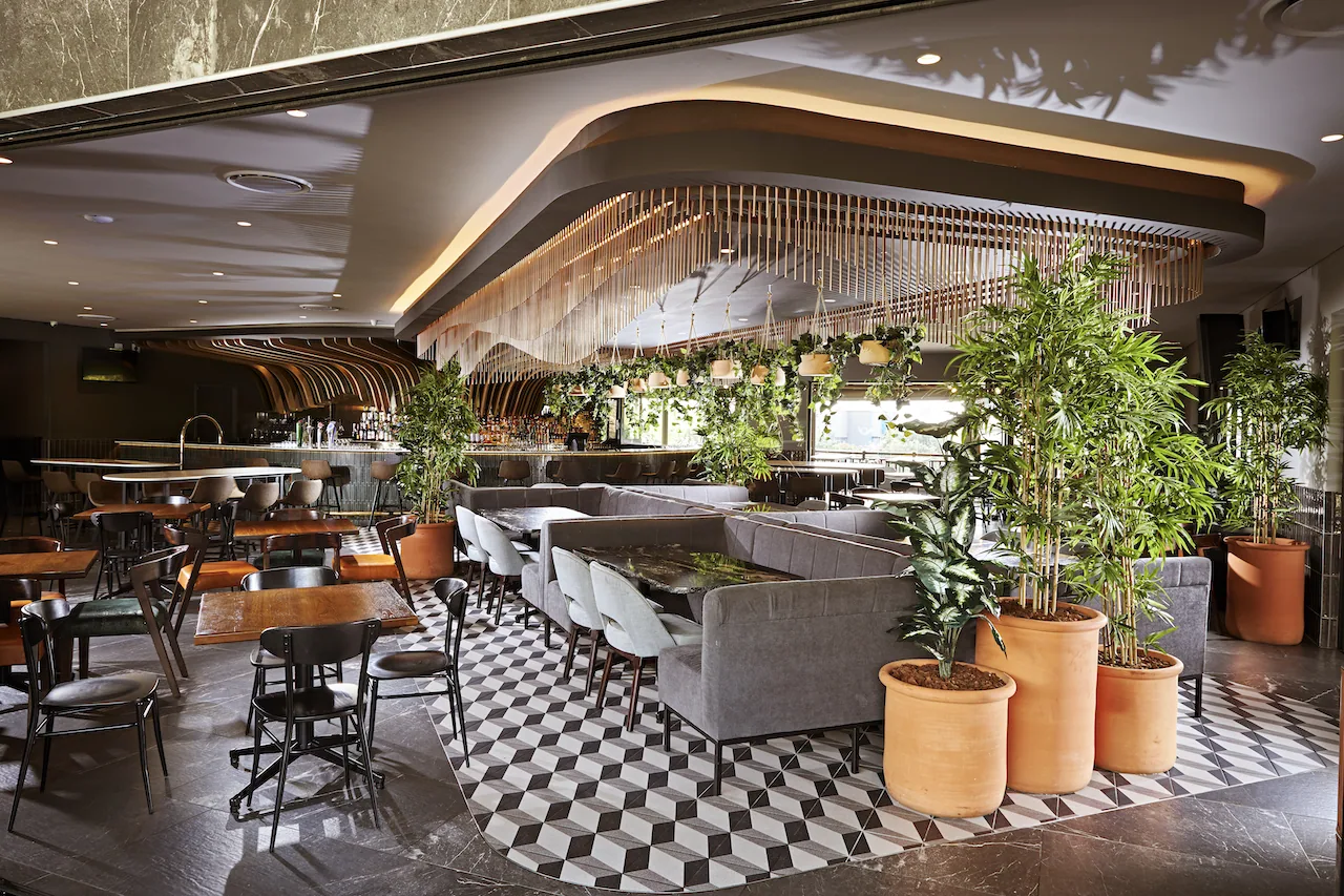 Newscafe - Witbank interior designed by Design Partnership.