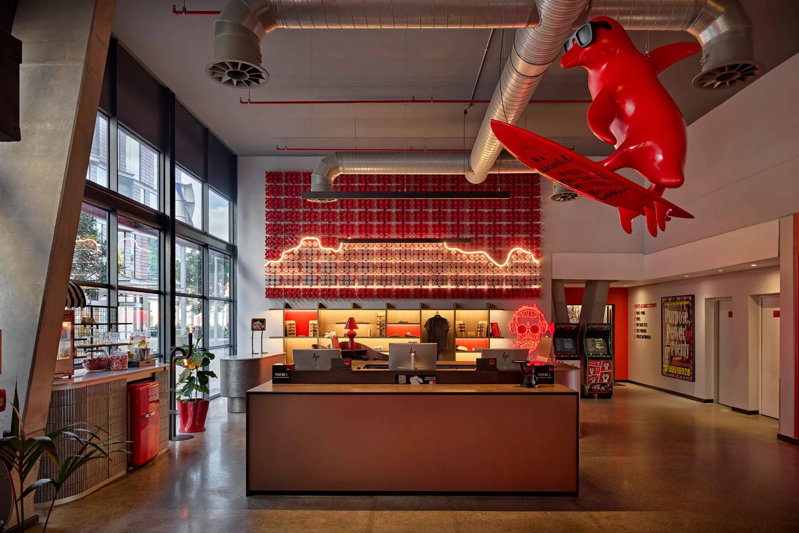 Radisson Red - V&A interior designed by Design Partnership.