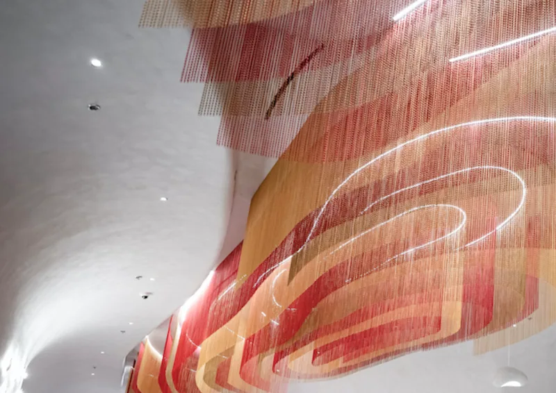 RX Coffee Dubai interior designed by Design Partnership.