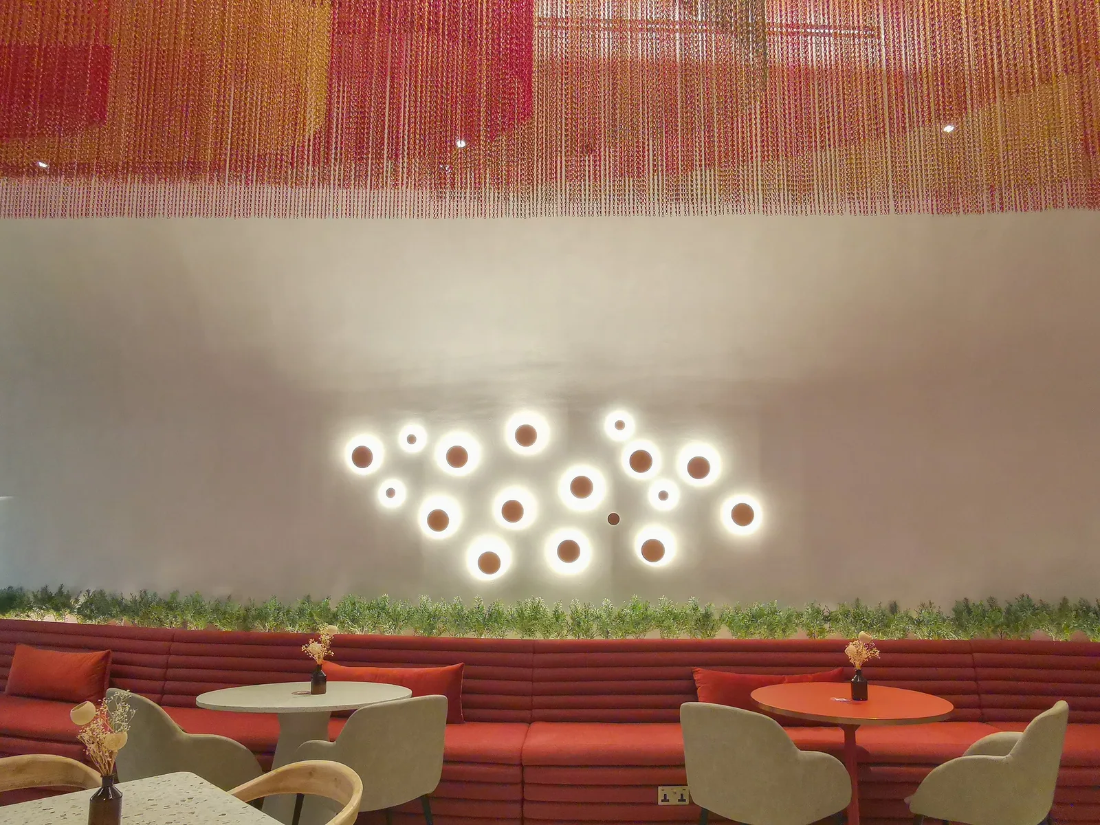 RX Coffee Dubai interior designed by Design Partnership.