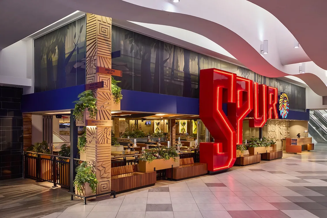 Spur - Vaal Mall interior designed by Design Partnership.