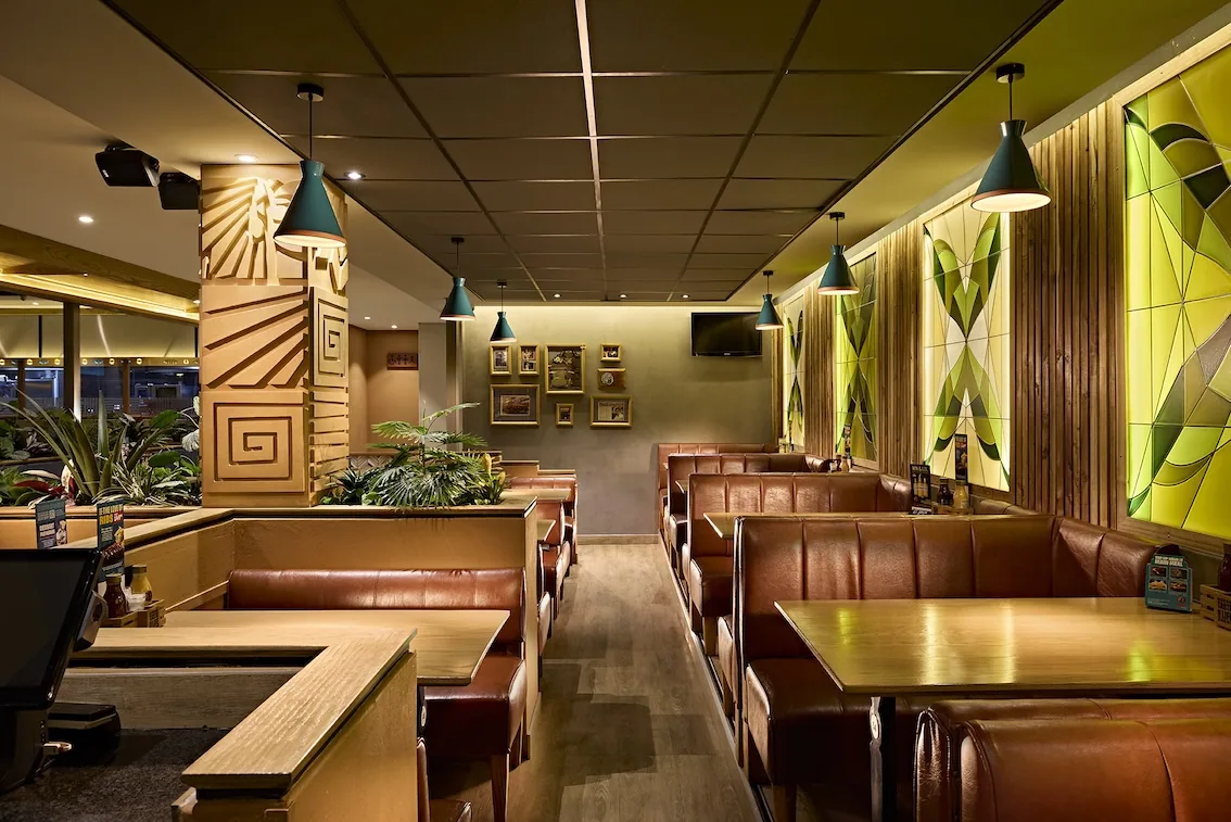 Spur - Vaal Mall interior designed by Design Partnership.