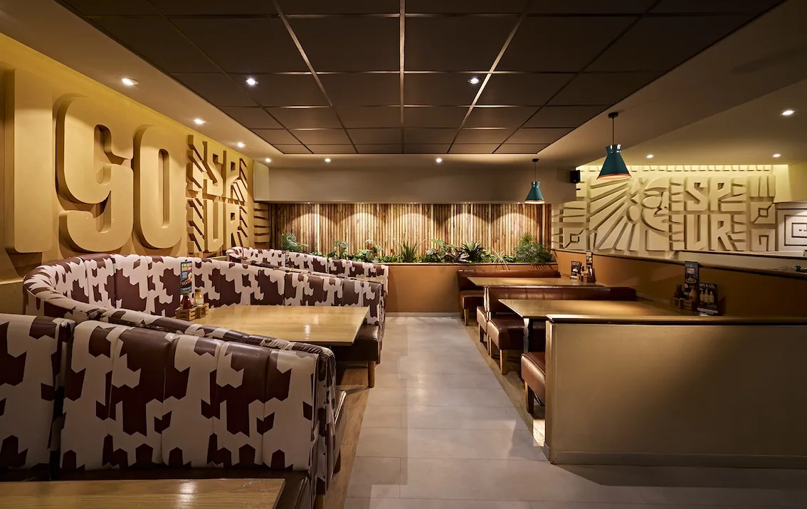 Spur - Vaal Mall interior designed by Design Partnership.