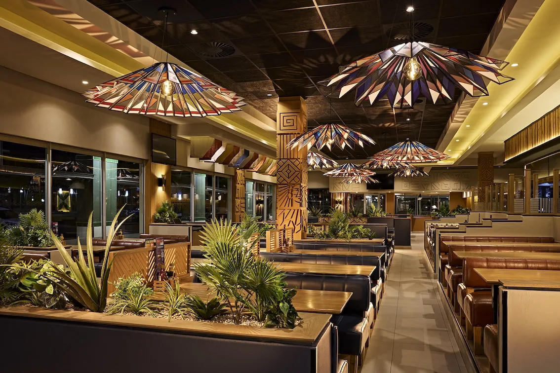 Spur - Vaal Mall interior designed by Design Partnership.