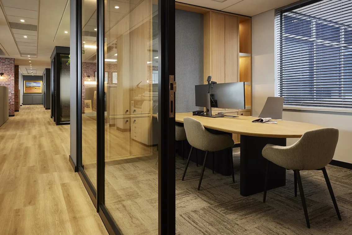 The Rohatyn Group interior designed by Design Partnership.