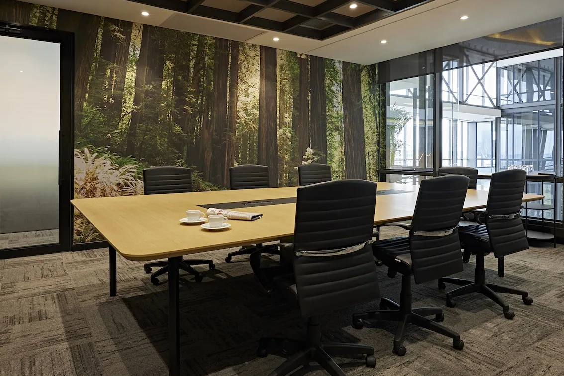 The Rohatyn Group interior designed by Design Partnership.