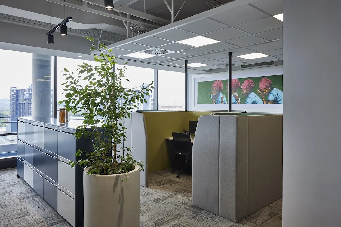 The Rohatyn Group interior designed by Design Partnership.