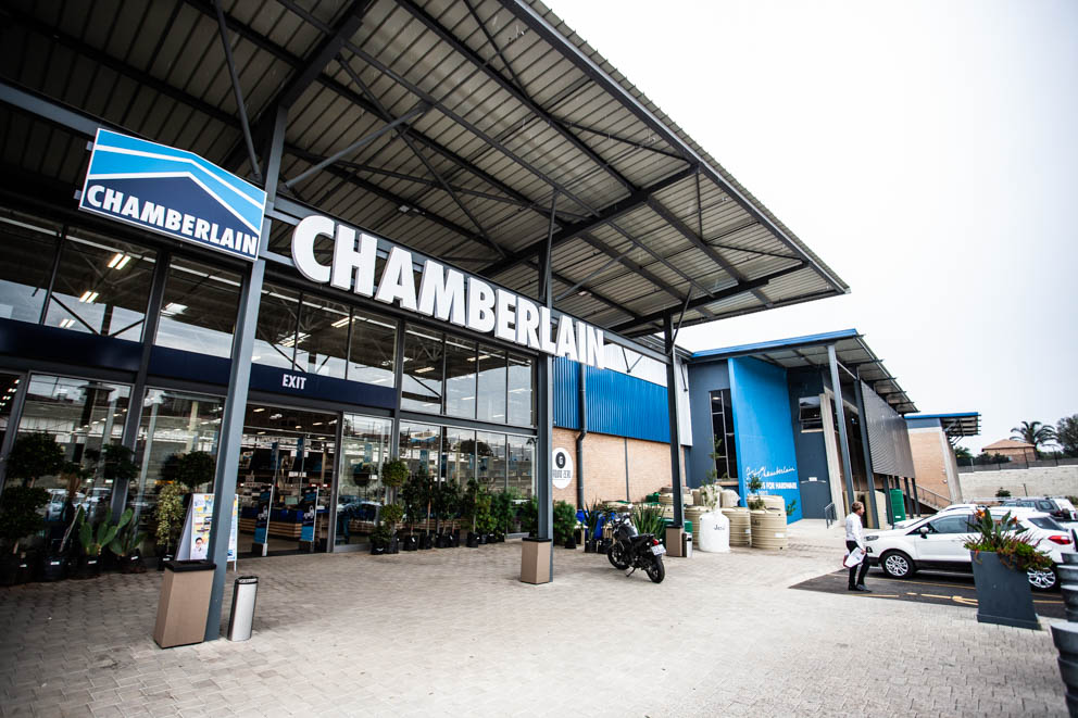 Chamberlain hardware store interior designed by Design Partnership.