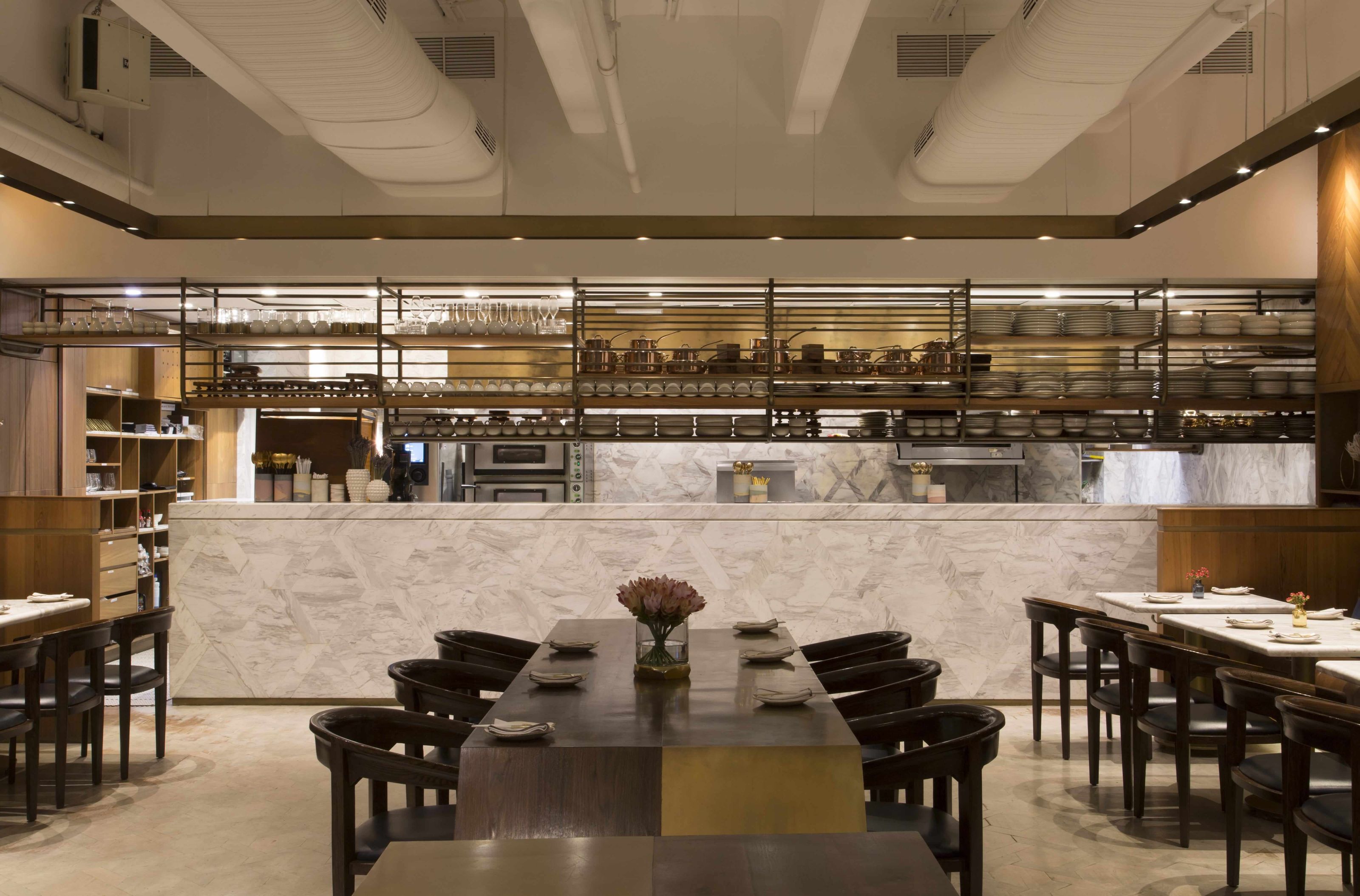 Cocoa Room interior designed by Design Partnership.