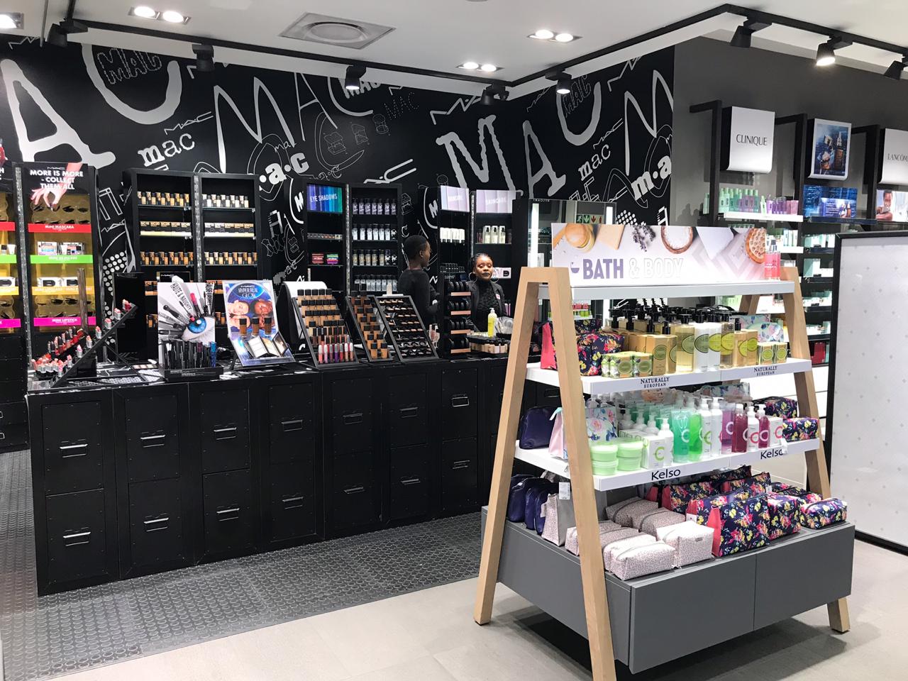 Edgars Beauty interior designed by Design Partnership.