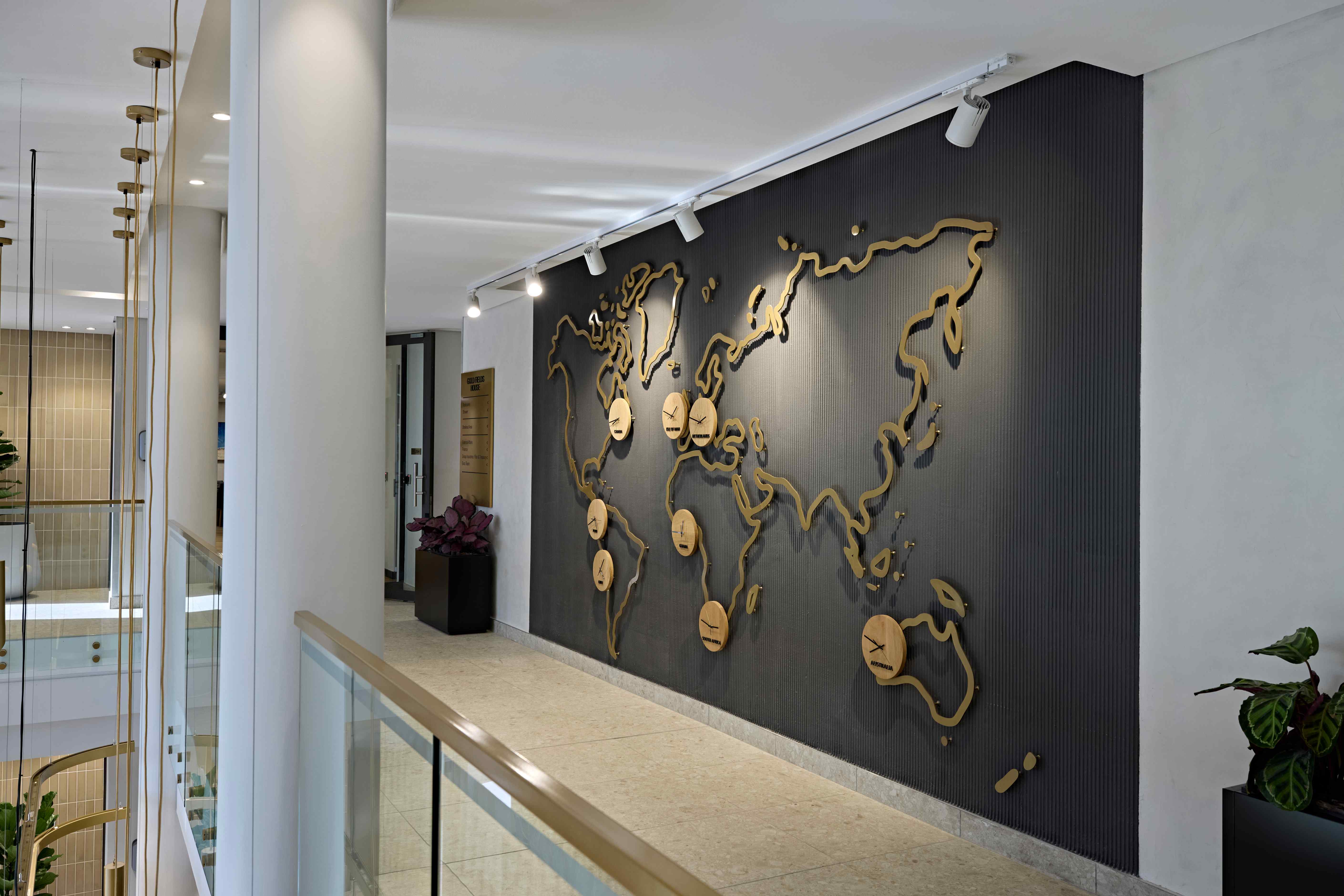 Gold Fields interior designed by Design Partnership.