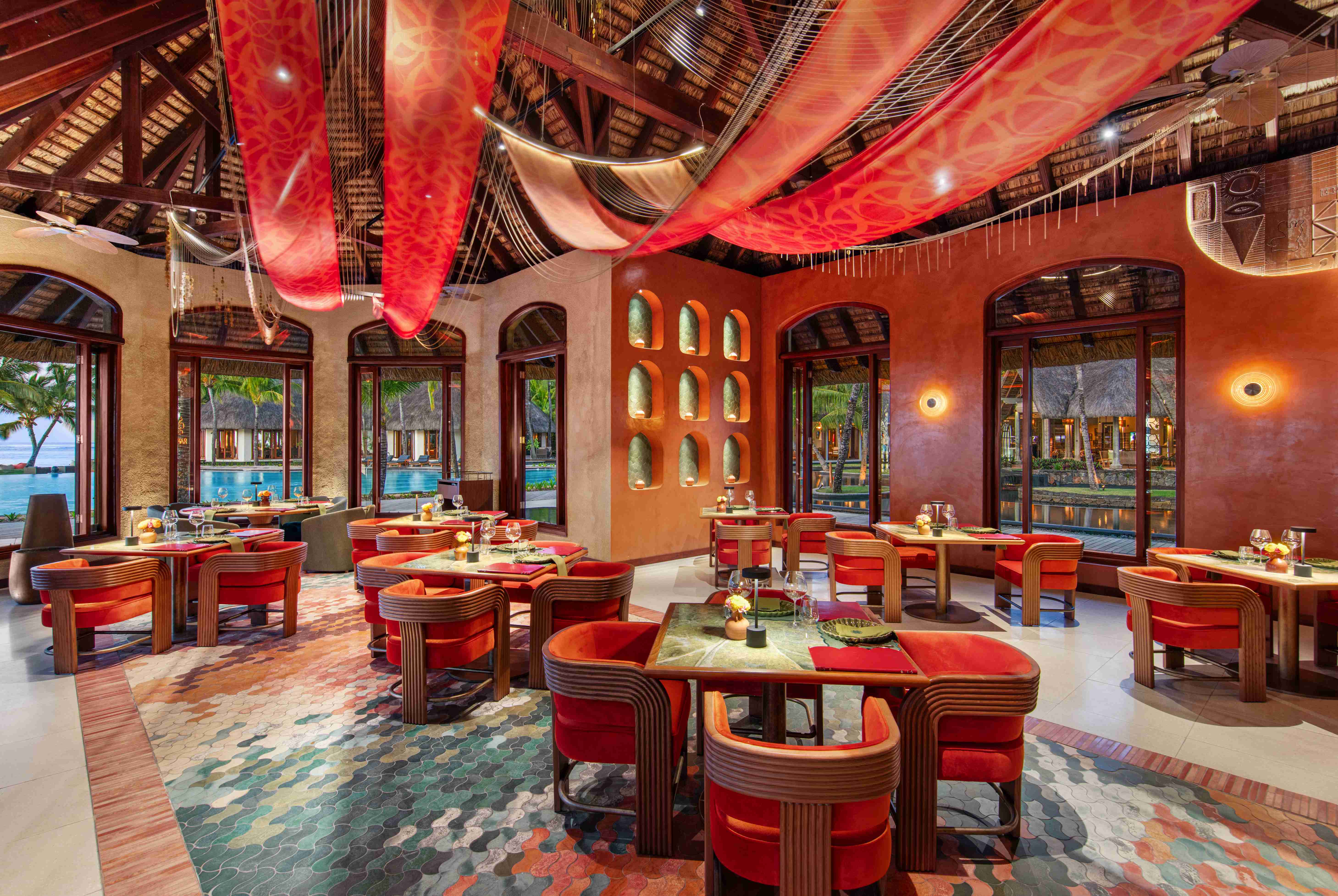 Rangoli interior designed by Design Partnership.