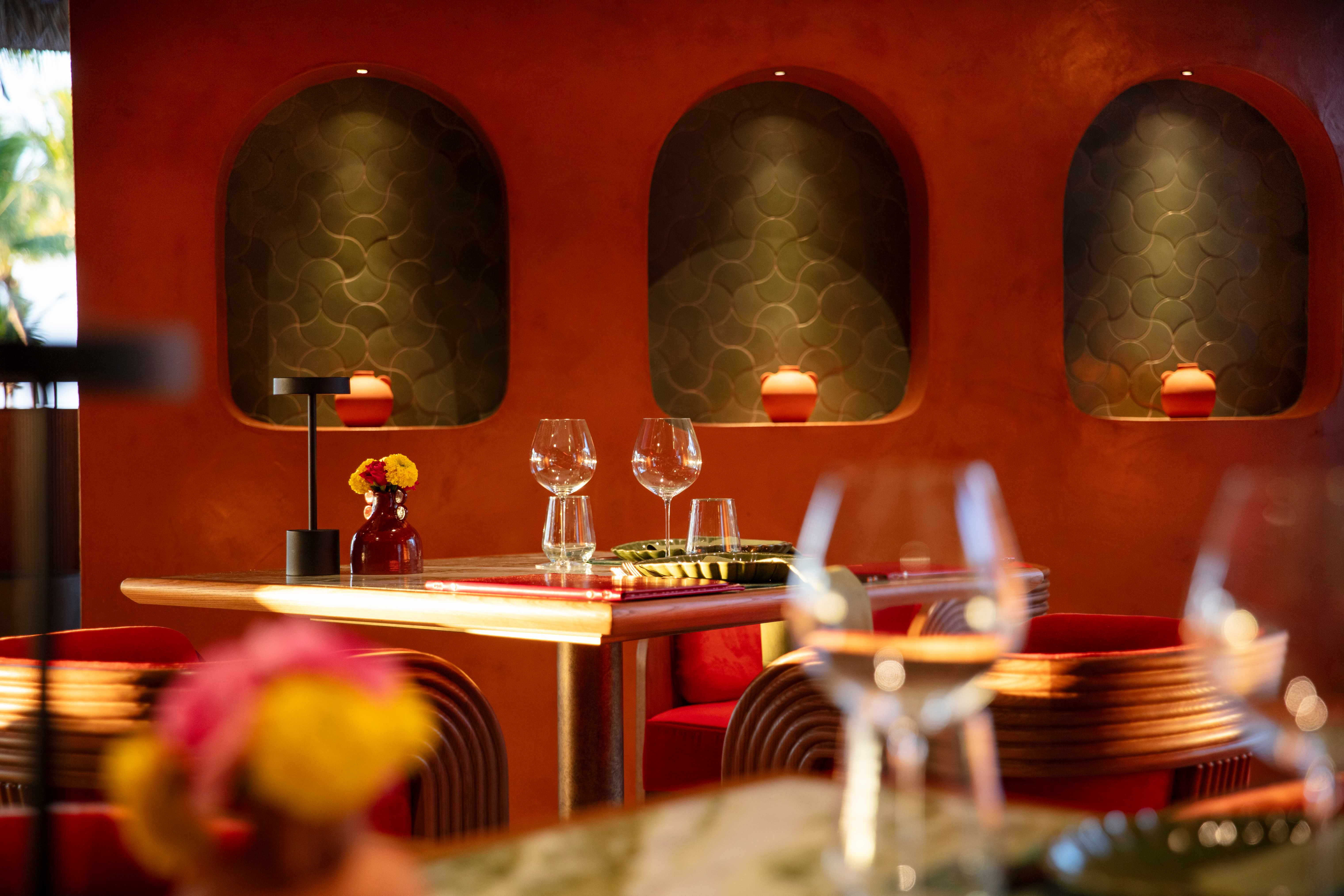 Rangoli interior designed by Design Partnership.