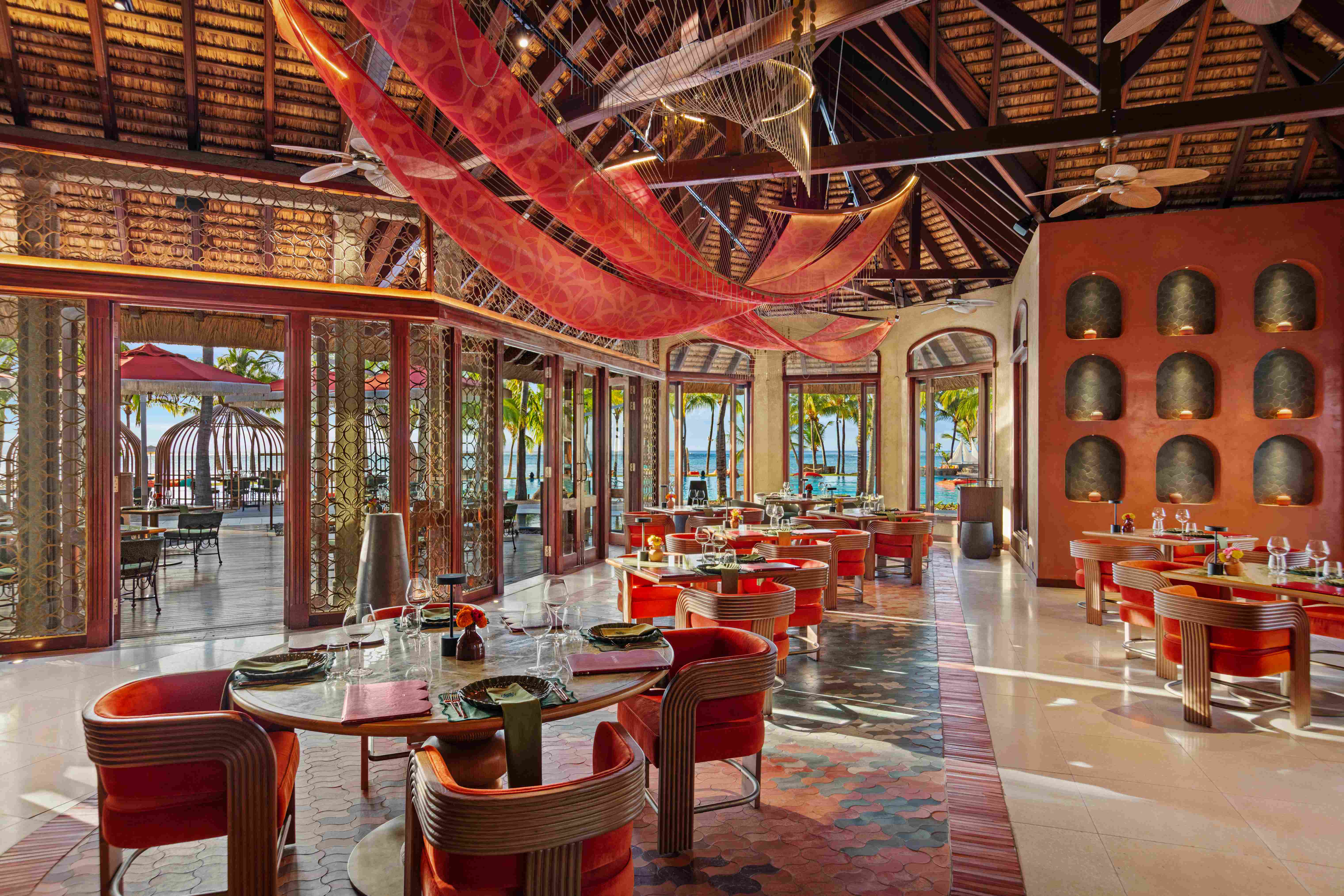 Rangoli interior designed by Design Partnership.
