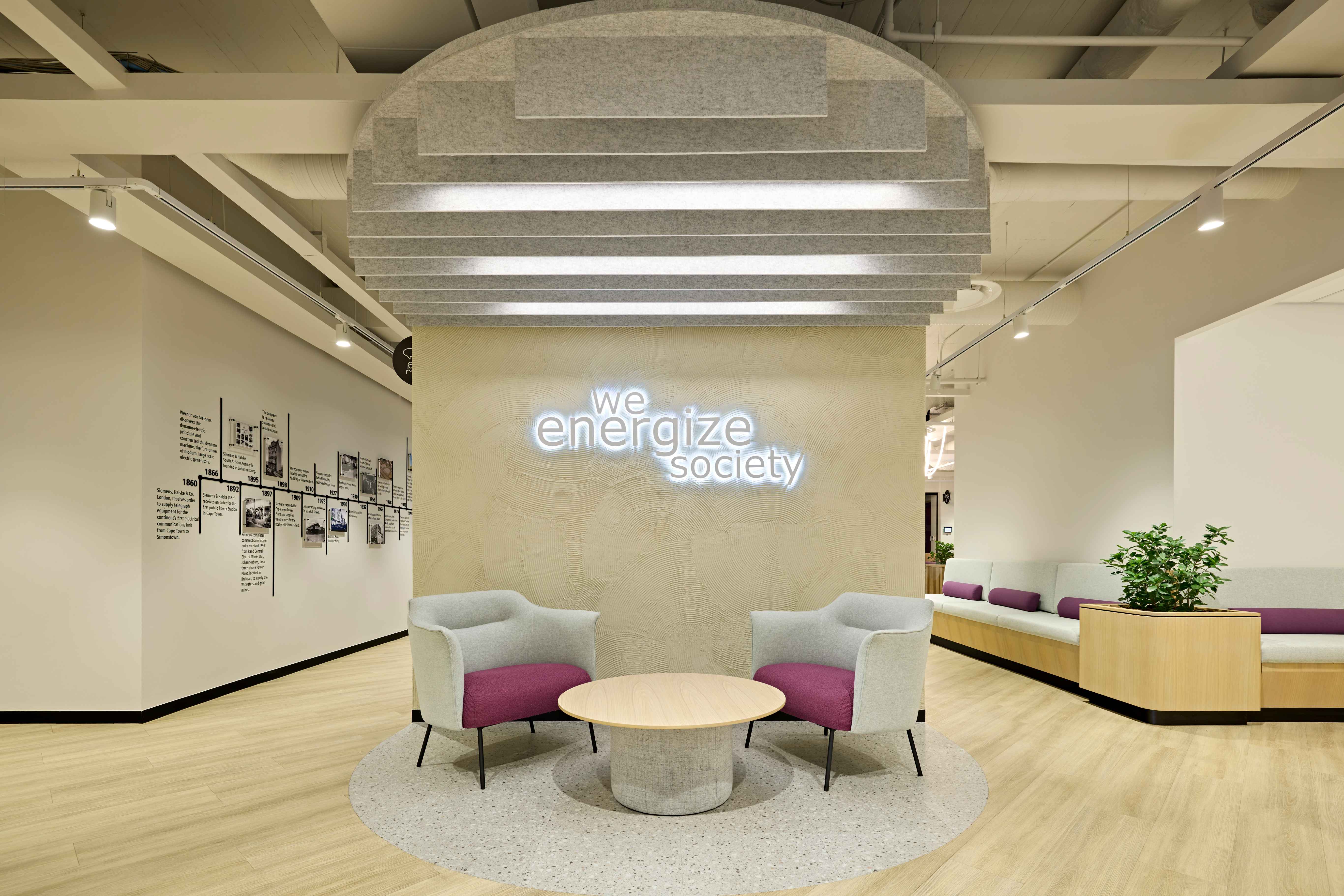 Siemens Energy interior designed by Design Partnership.
