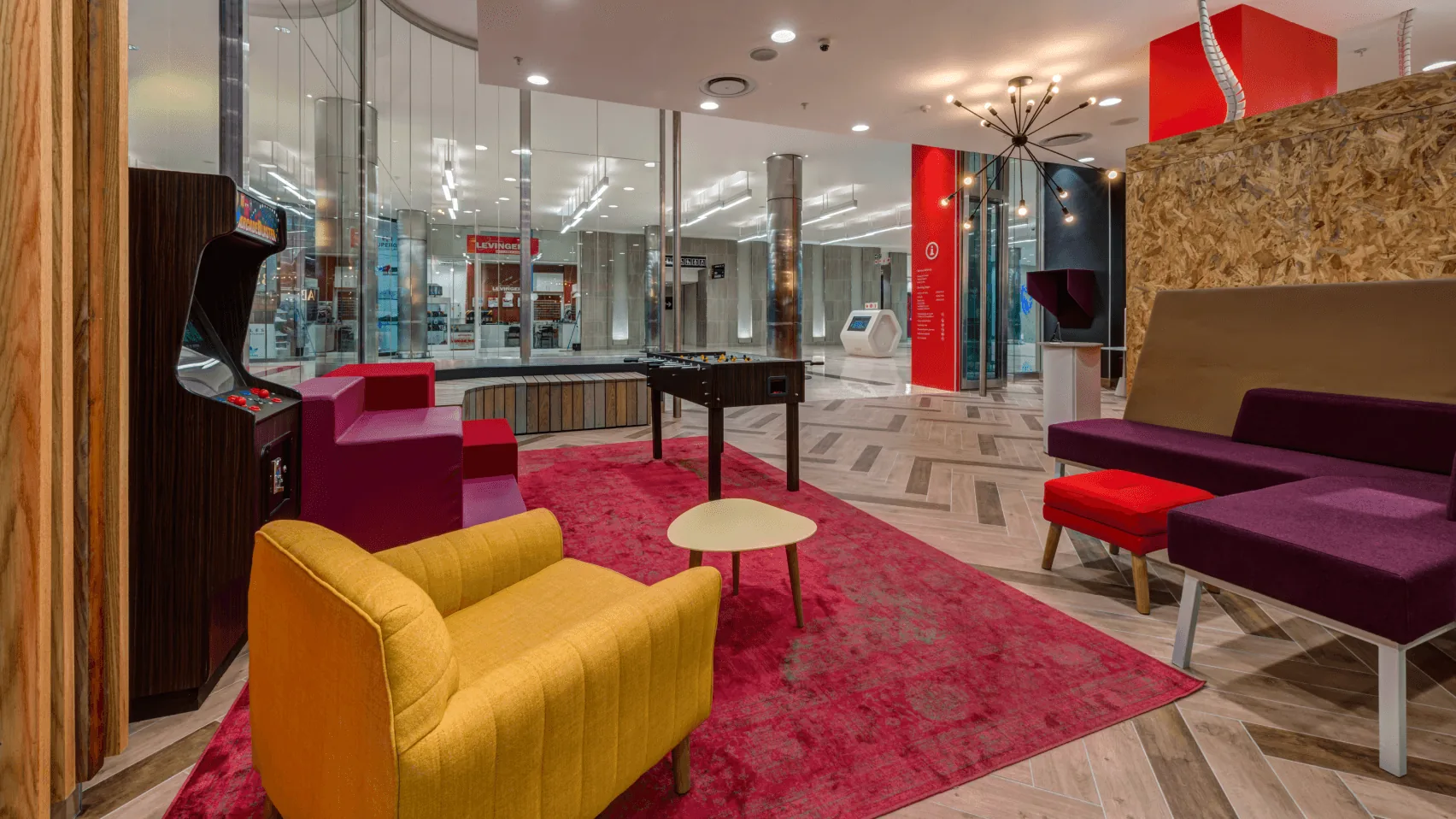 Absa Bank branch interior designed by Design Partnership.