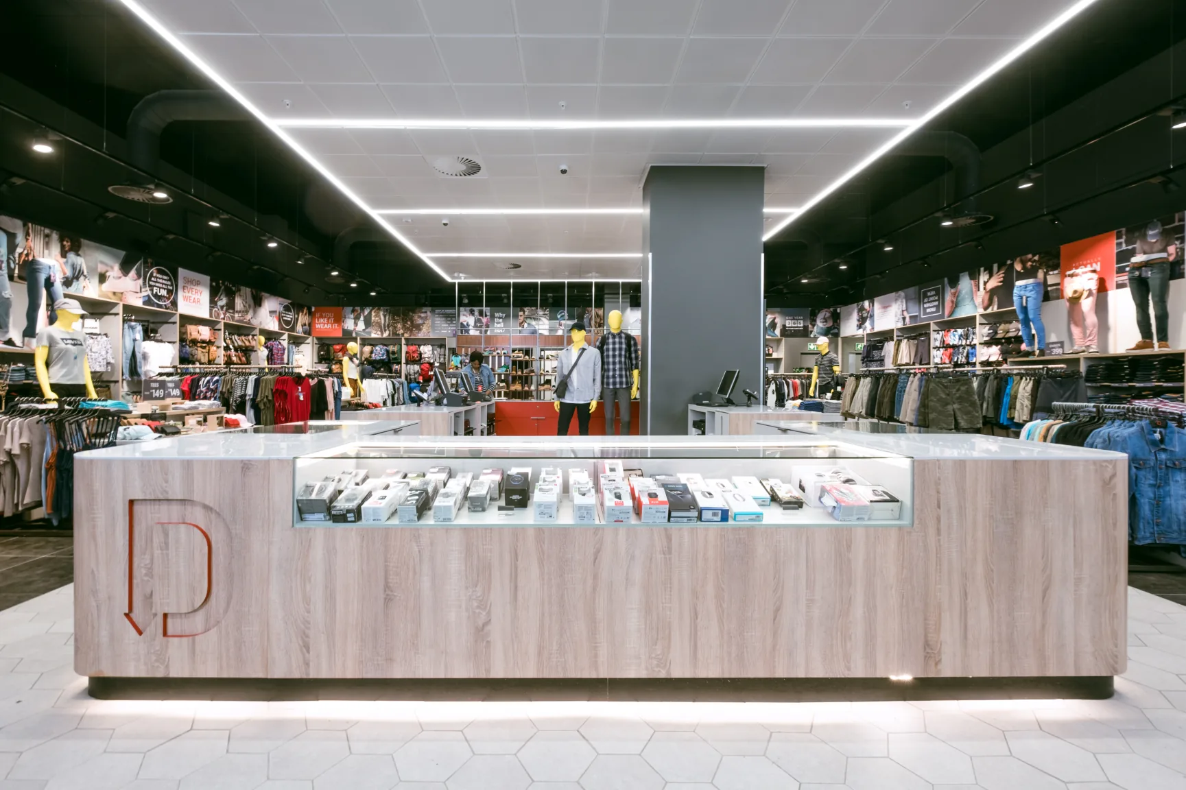 Due South interior designed by Design Partnership.