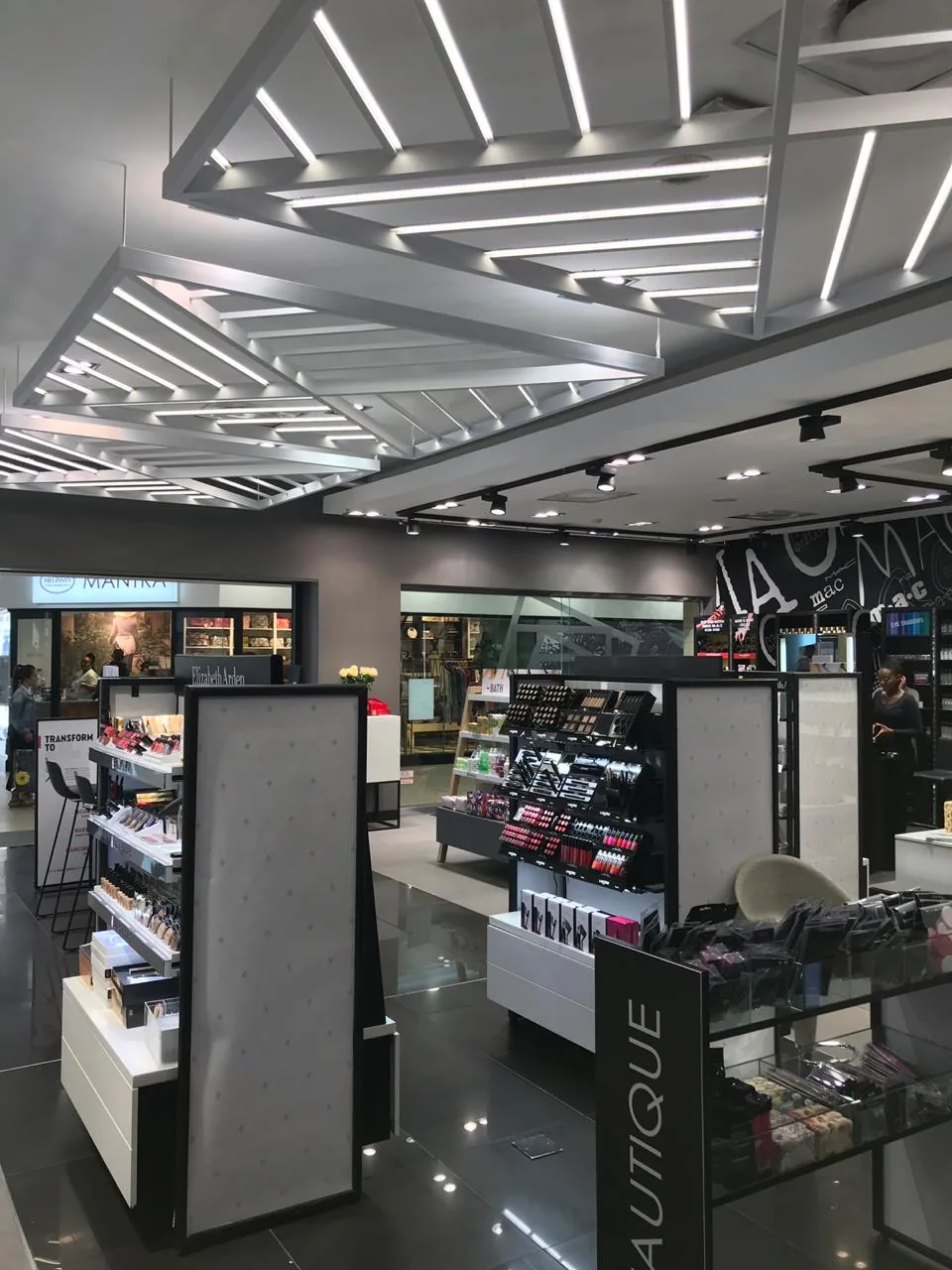 Edgars Beauty interior designed by Design Partnership.