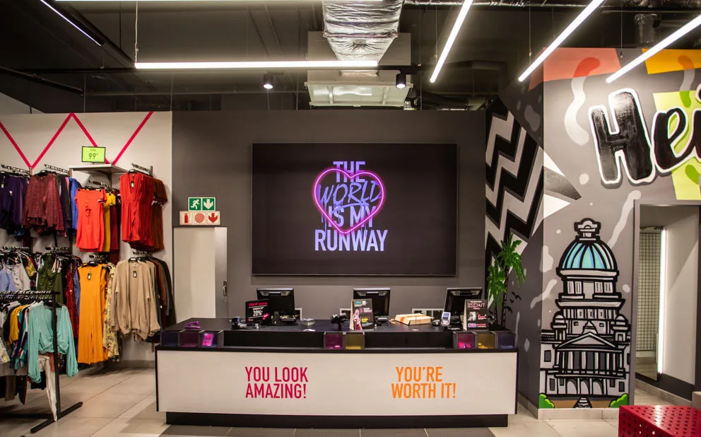 The Fix store interior designed by Design Partnership.