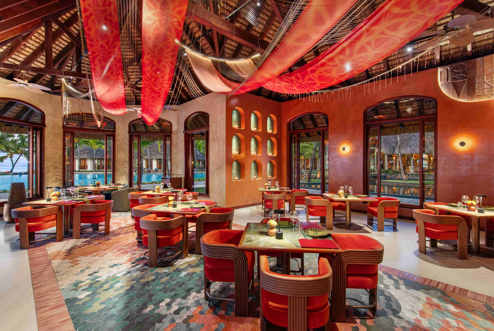 Rangoli interior designed by Design Partnership.