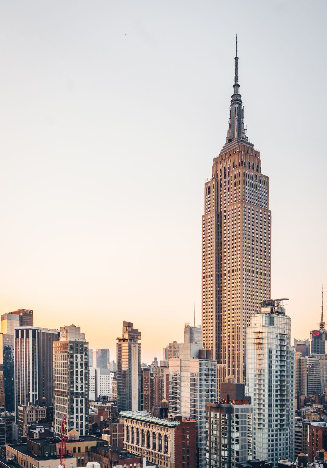 Empire State Building rising over the Midtown Manhattan skyline