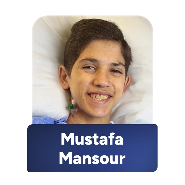 Child evacuated from Gaza through FAJR Global's medical evacuation programme
