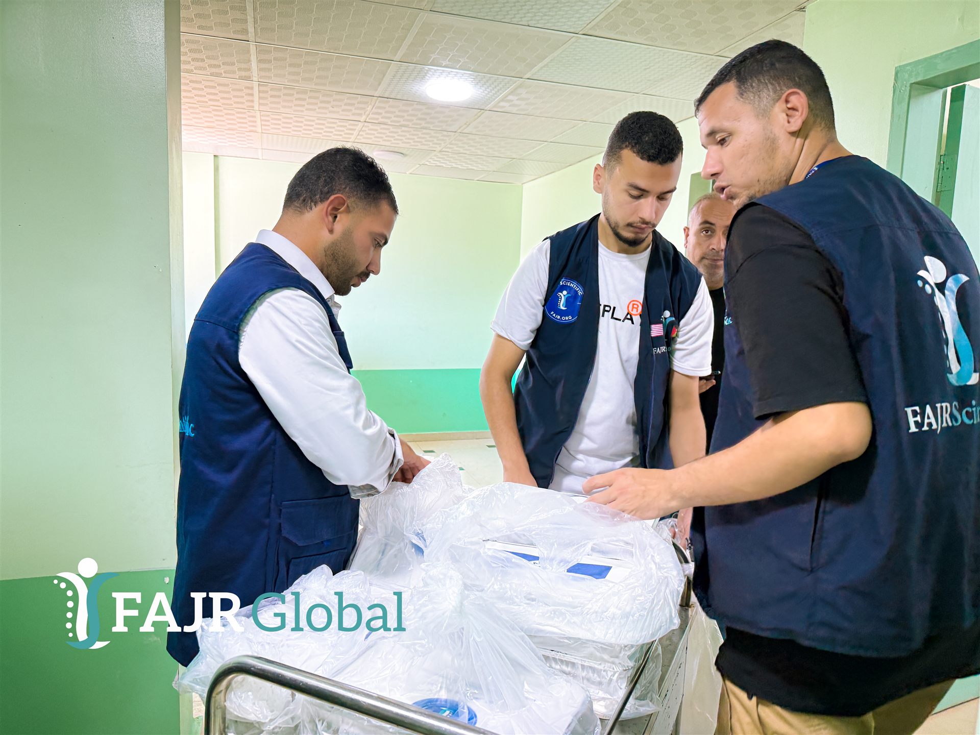 Food distribution in Gaza