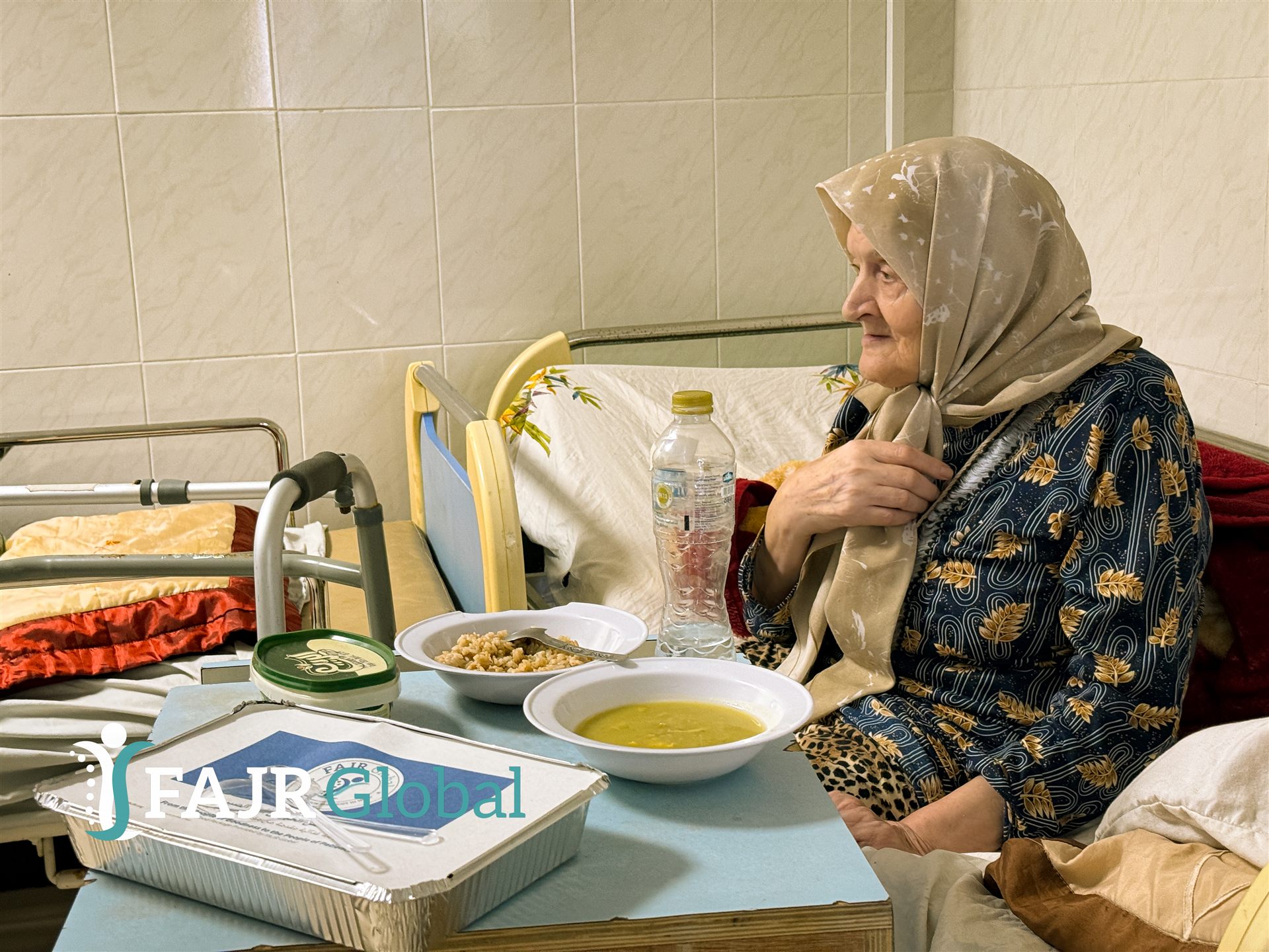 Food distribution in Gaza