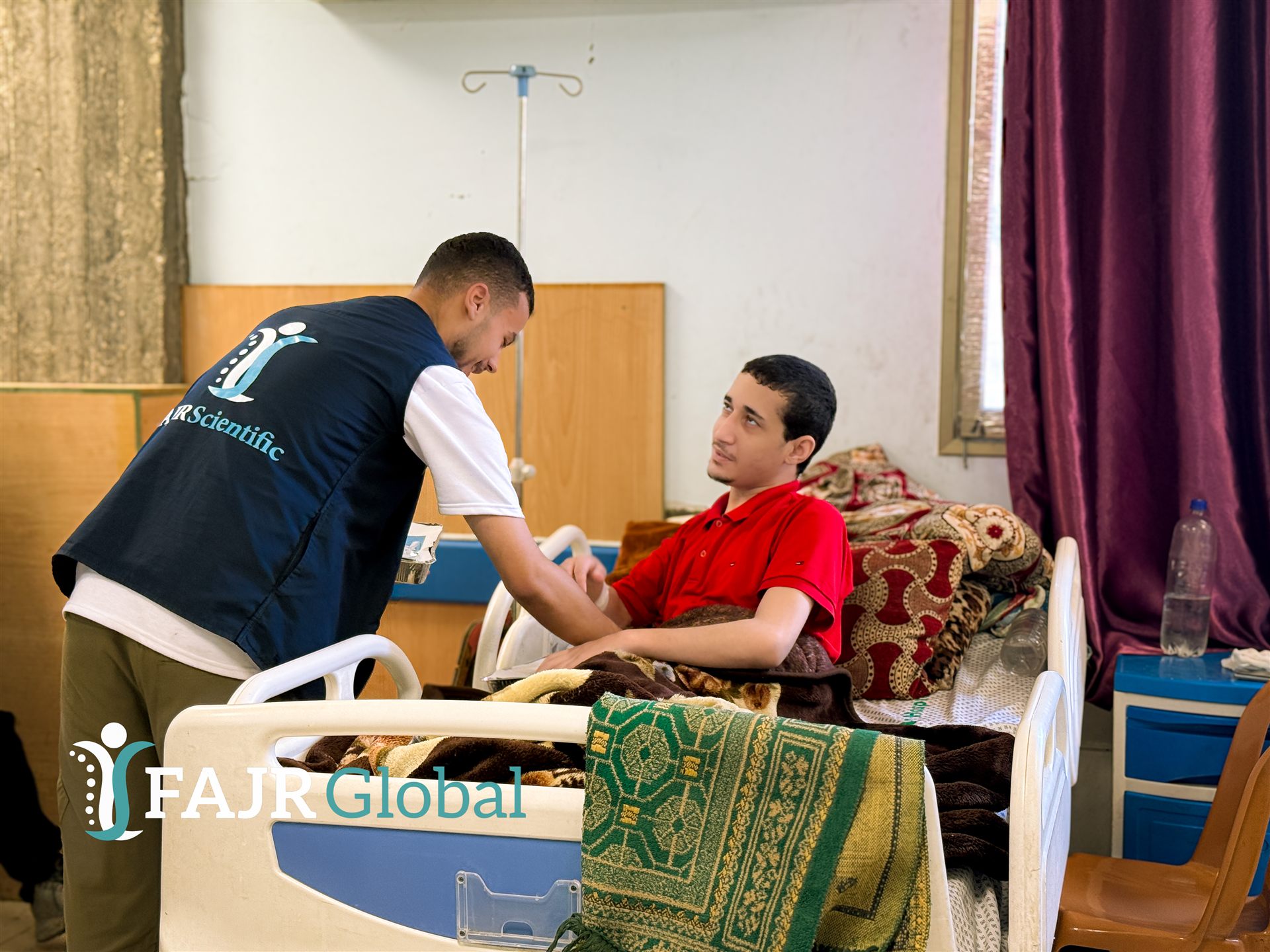 Food distribution in Gaza