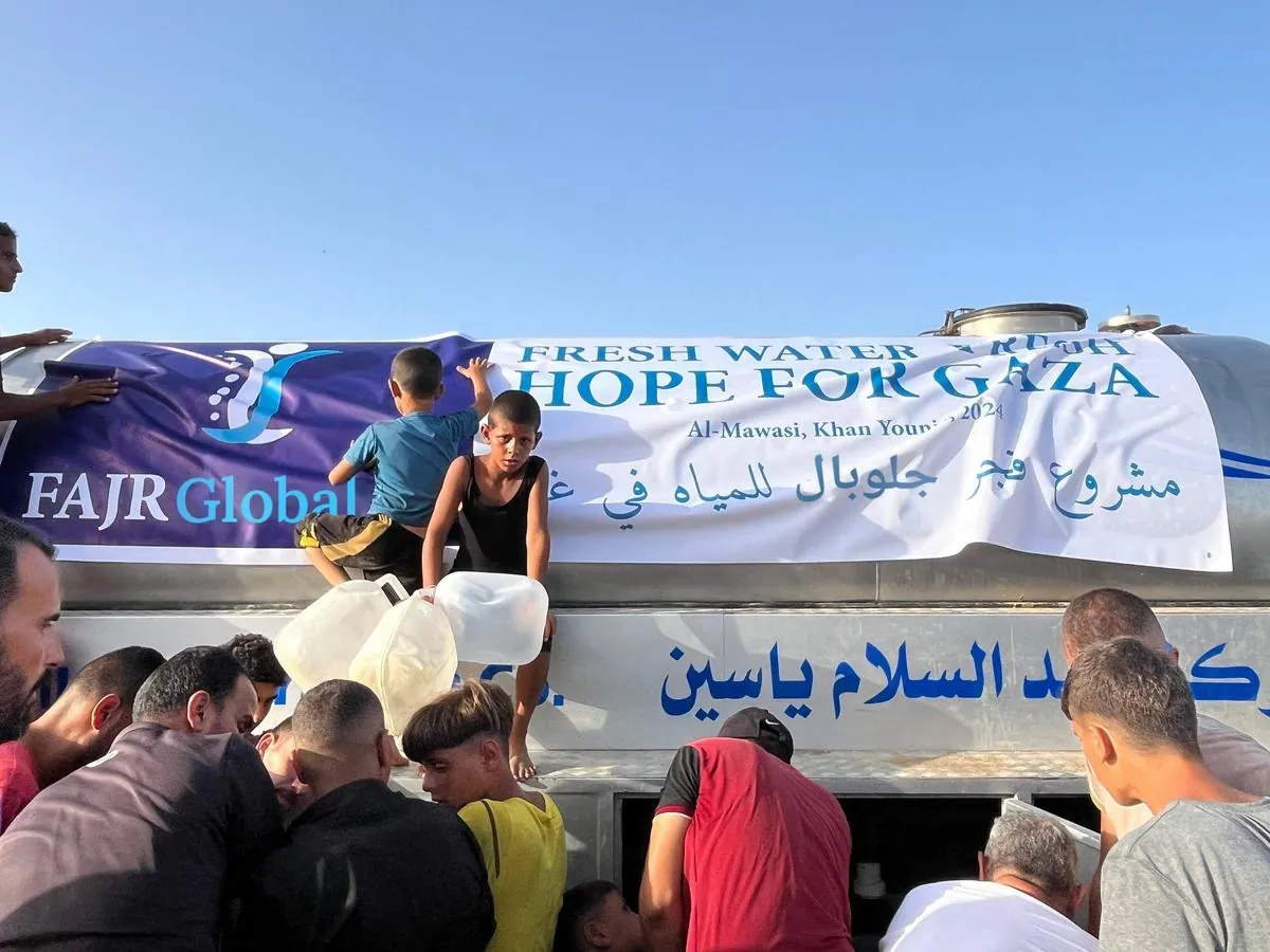 Gaza Blue Lifeline: Clean Water for Gaza