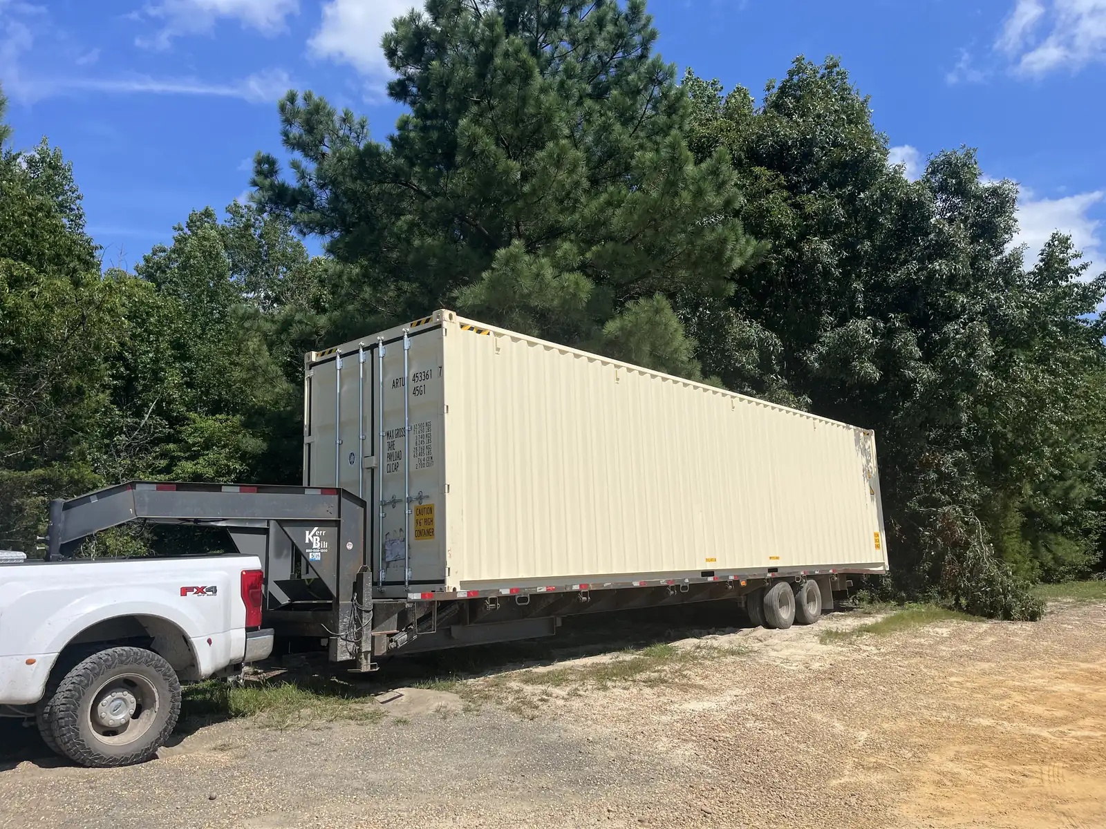 40 foot high cube shipping container