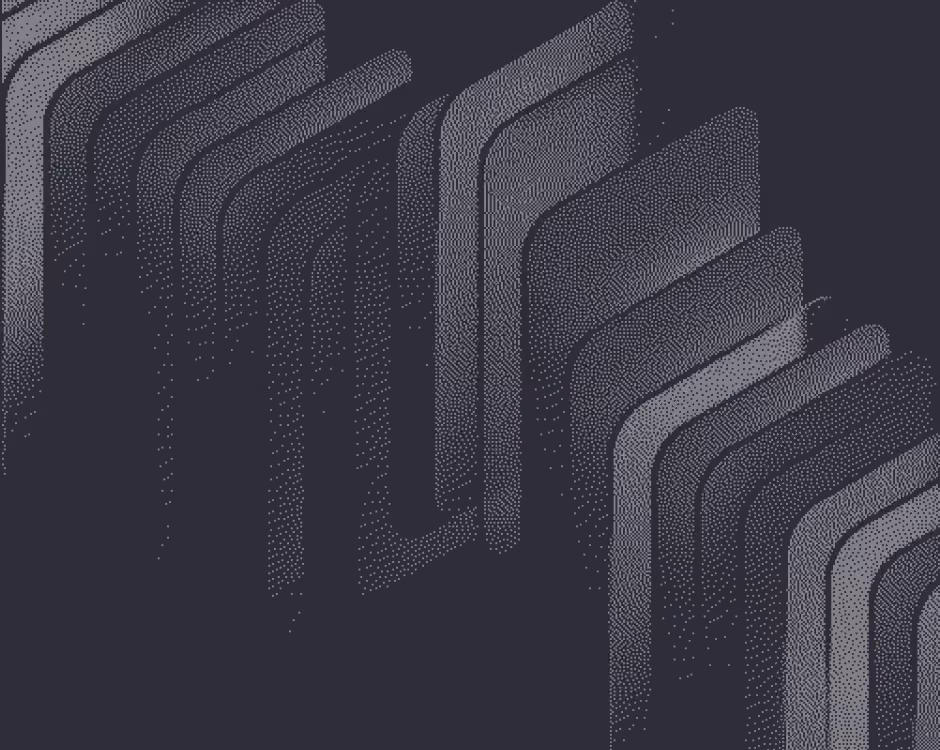 Stepped Block Background InfraML Webflow Template