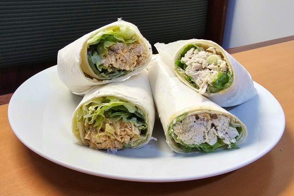 Tuna salad wrap
