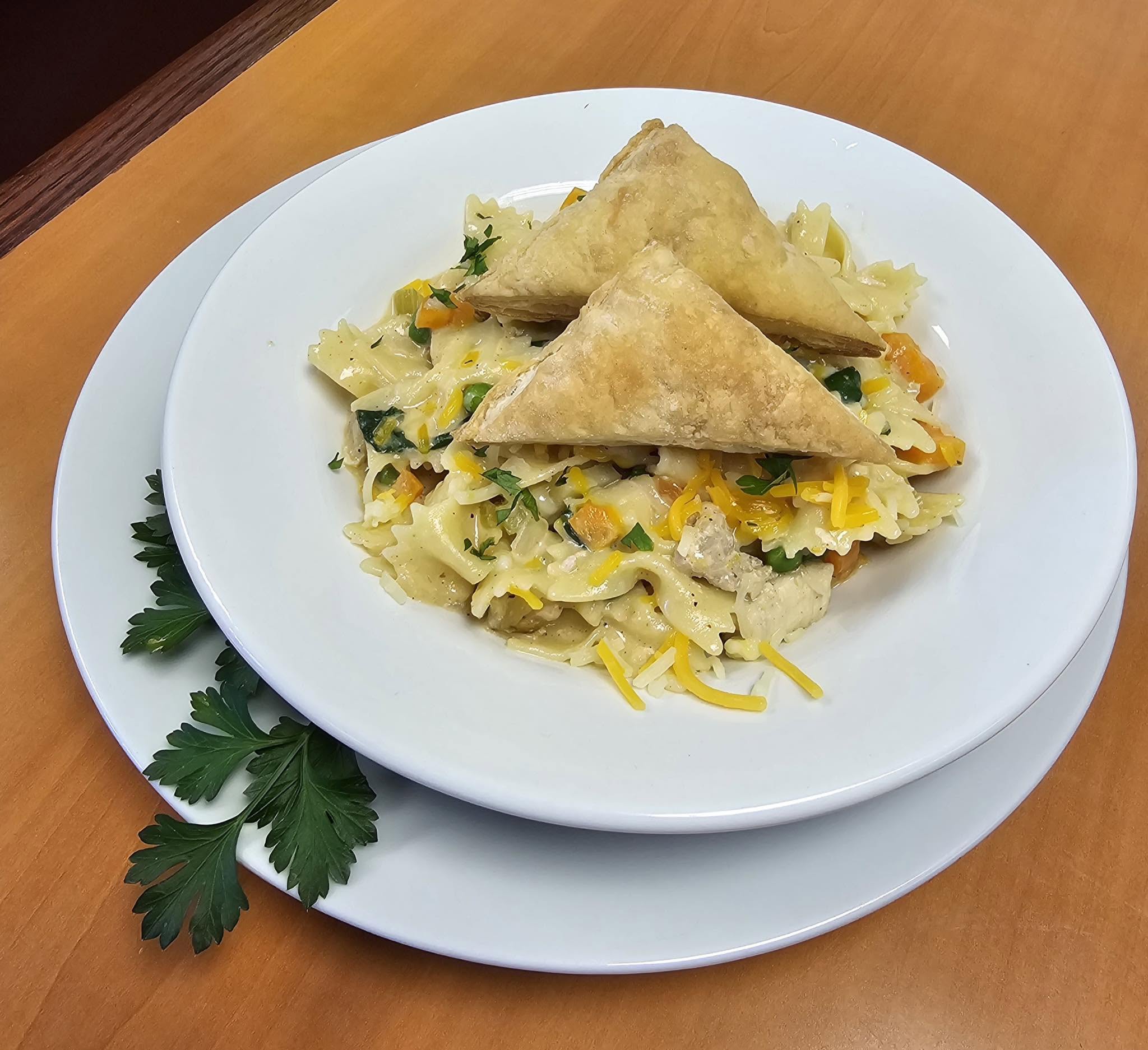 Chicken Pot Pie Pasta