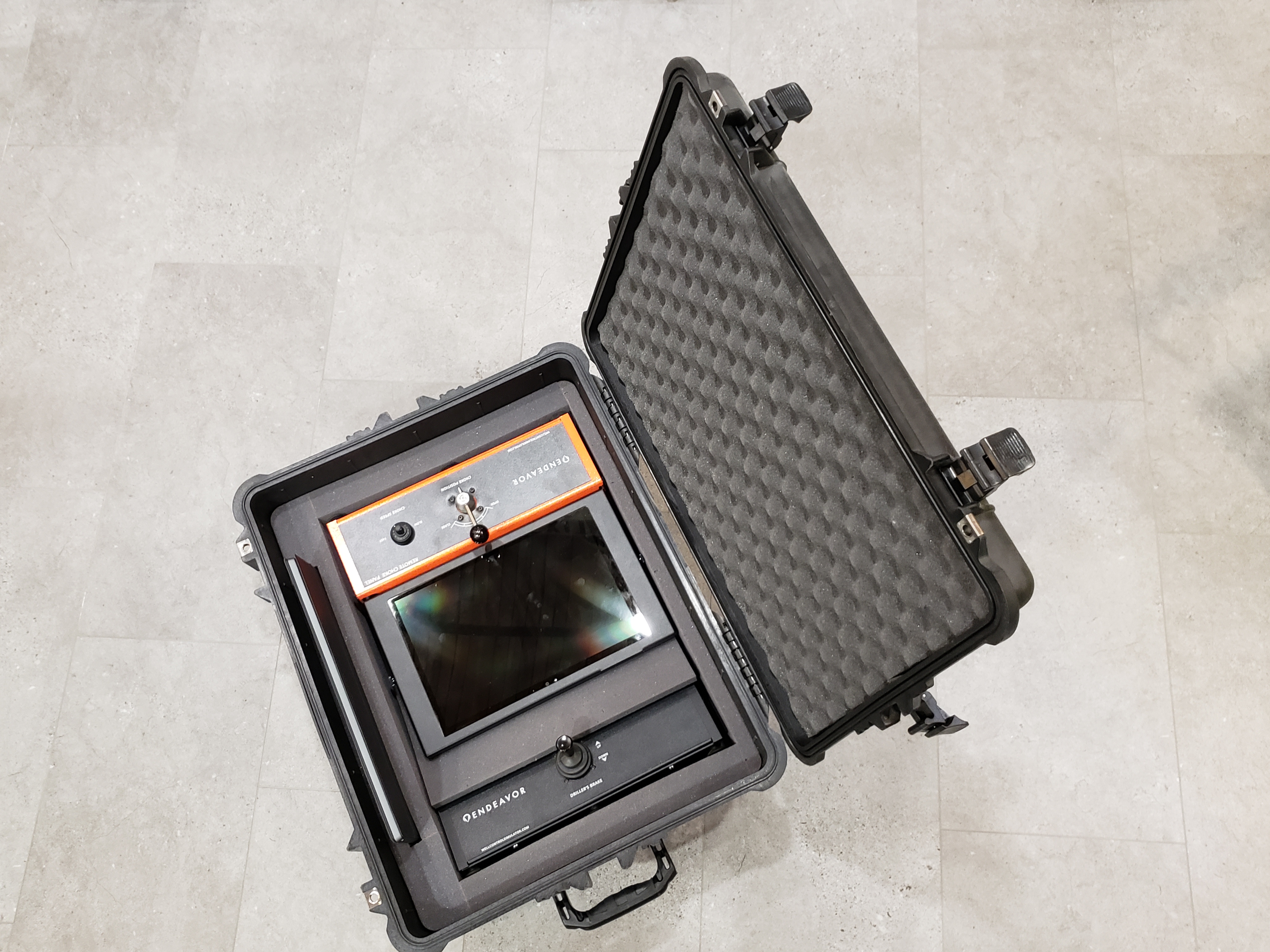 Portable simulator hardware for flexible workforce training